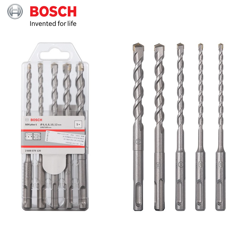 博世(Bosch)冲击钻头套装冲击钻头2608579120水泥电钻石工钻头套装5支组冲击钻头