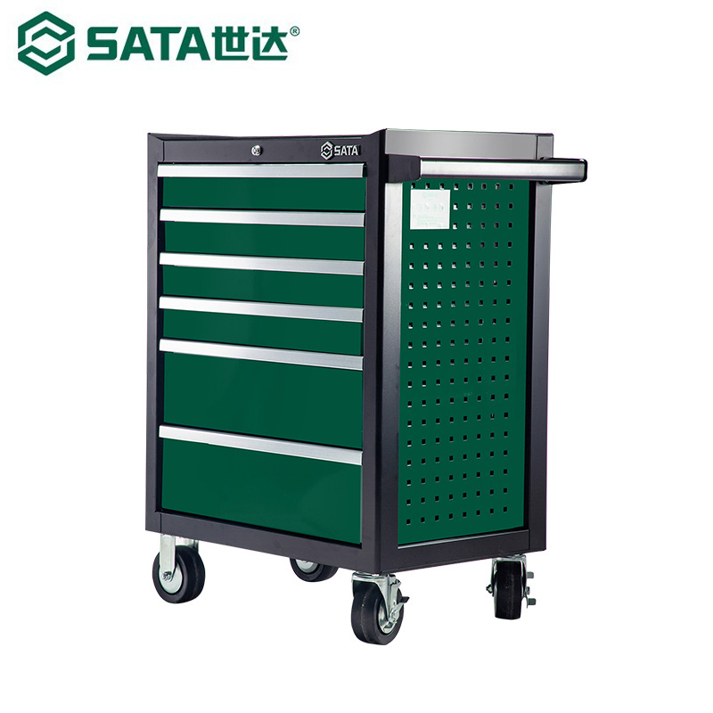 世达(SATA)通用机修工具车09932组套6抽屉242件工具车