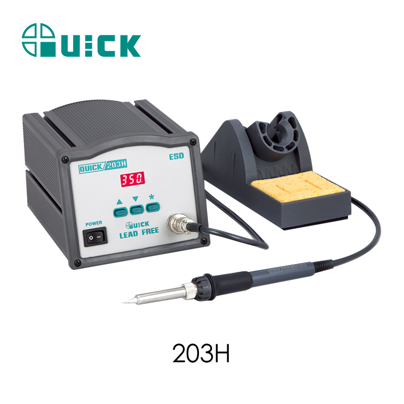 快克(QUICK)焊台智能数显电烙铁QUICK203H功率90w