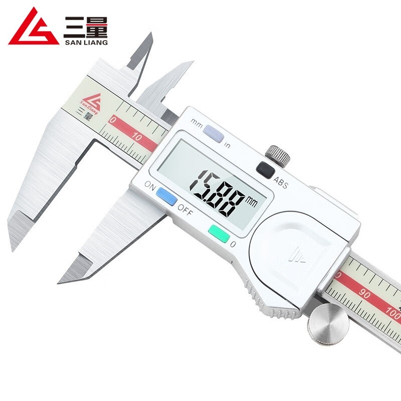 日本三量高精度不锈钢电子数显卡尺游标卡尺111-101范围0-150mm